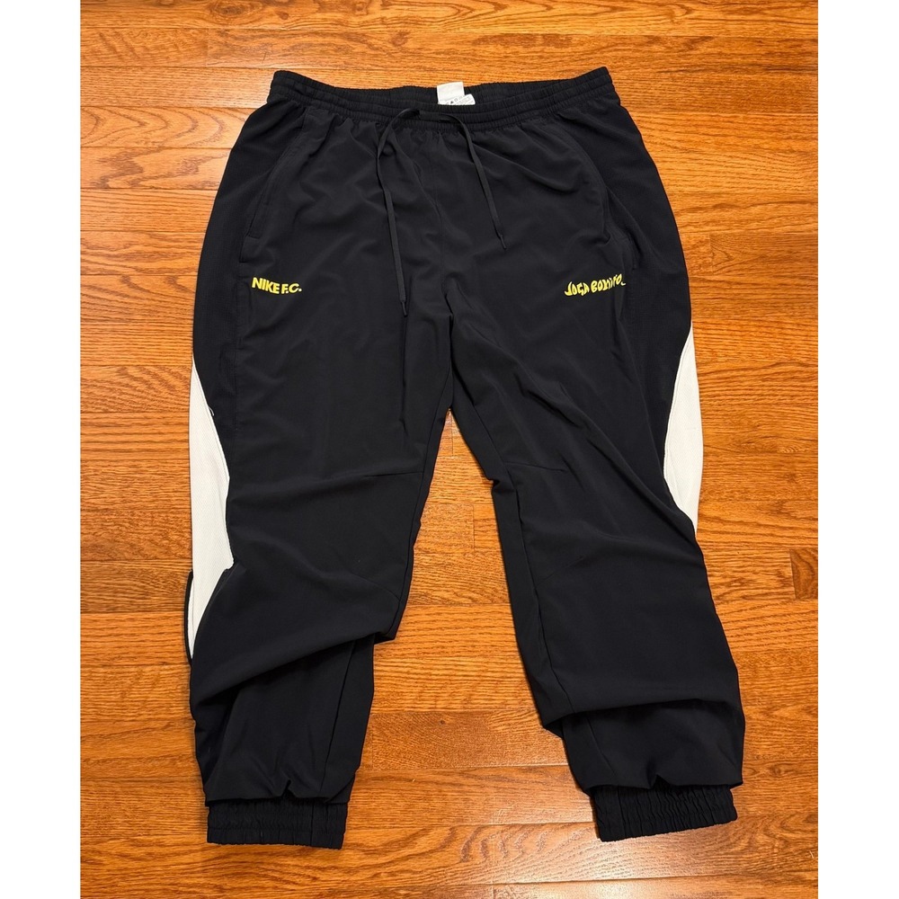 Nike FC Joga‎ Bonito Soccer Track Pants Joggers Mens 2XL Black 28" CZ1001-010